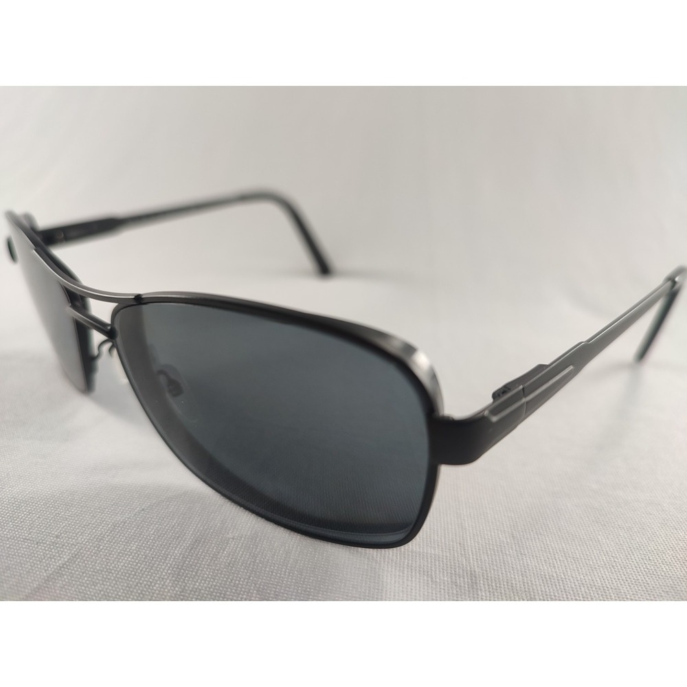 Kirkland‎ Signature Shiraz 596187 Black Aviator Frames 58-16-140 Italy